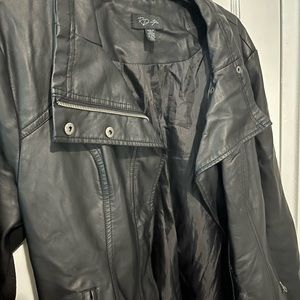RD Style Faux leather jacket